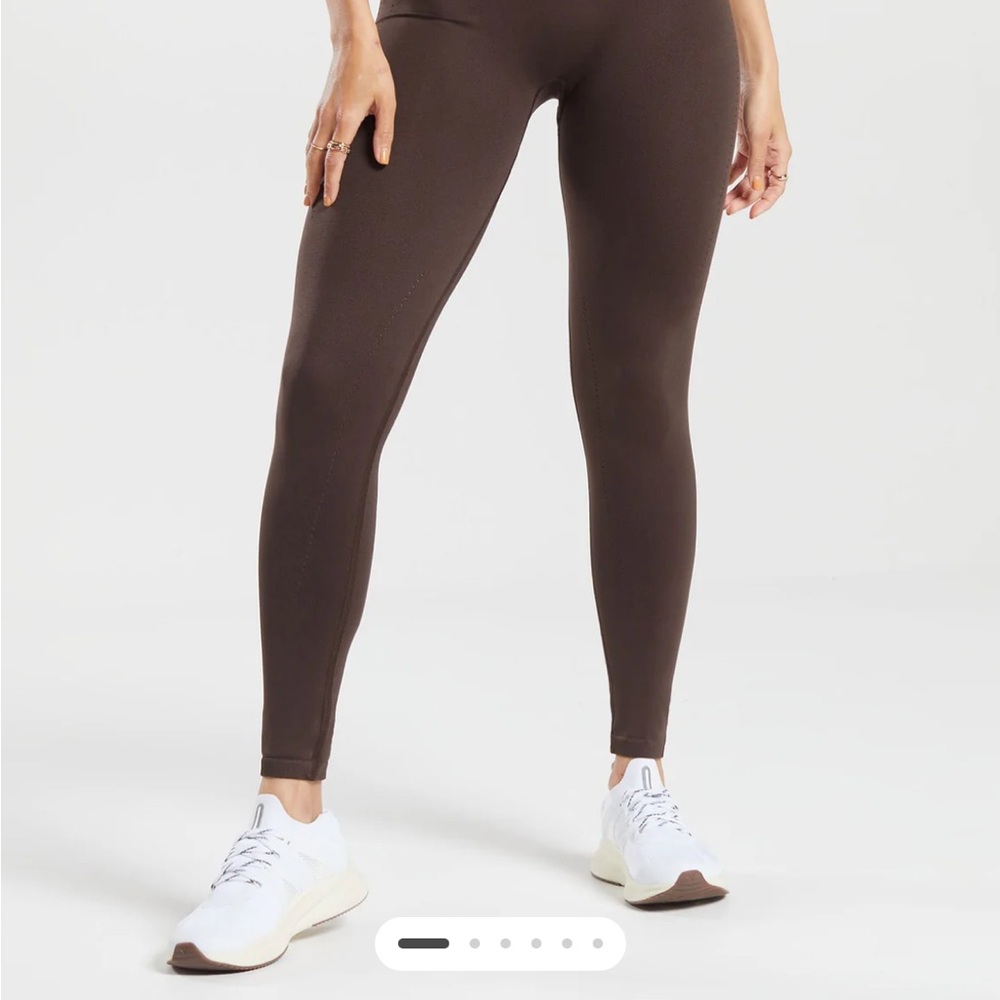 Gymshark Brown High-Waisted Leggings